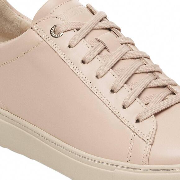 NEW BIRKENSTOCK women's bend low leather sneakers - narrow in new beige - Picture 6 of 8